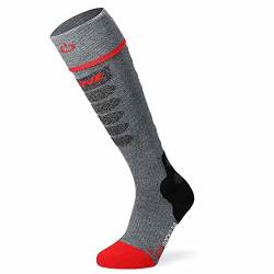 Lenz Unisex Socken, 10-Grau/Rot, 31 von Lenz