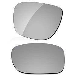 LenzReborn Polarisierte Linse Ersatz für Oakley Big Taco OO9173 Sonnenbrille – mehr Optionen Gr. Einheitsgröße, Silbernes Titan – polarisiert, verspiegelt von LenzReborn