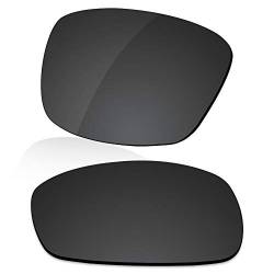LenzReborn Polarisierte Linse Ersatz für Oakley Crosshair 2.0 OO4044 Sonnenbrille – mehr Optionen Gr. Einheitsgröße, Dunkelschwarz – polarisiert von LenzReborn