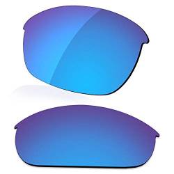 LenzReborn Polarisierte Linse Ersatz für Oakley Half Jacket 2.0 OO9144 Sonnenbrille – mehr Optionen Gr. Einheitsgröße, Eisblau – polarisiert, verspiegelt von LenzReborn