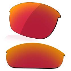 LenzReborn Polarisierte Linse Ersatz für Oakley Half Jacket 2.0 OO9144 Sonnenbrille – mehr Optionen Gr. Einheitsgröße, Feuerrot – polarisiert, verspiegelt von LenzReborn
