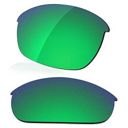 LenzReborn Polarisierte Linse Ersatz für Oakley Half Jacket 2.0 OO9144 Sonnenbrille – mehr Optionen Gr. Einheitsgröße, Rasengrün – polarisiert, verspiegelt von LenzReborn