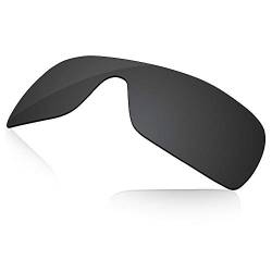 LenzReborn Polarisierte Linse Ersatz für Oakley Oil Rig Sonnenbrille – mehr Optionen Gr. Einheitsgröße, Dunkelschwarz – polarisiert von LenzReborn