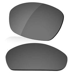 LenzReborn Polarisierte Linse Ersatz für Oakley Straight Jacket 2007 Sonnenbrille – mehr Optionen Gr. Einheitsgröße, Helles Schwarz – polarisiert, verspiegelt von LenzReborn