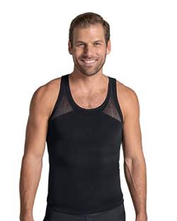 Leo ärmelloses Bauchweg Herren Funktionsshirt mit Kompression - Compression Shirt Men von Leo