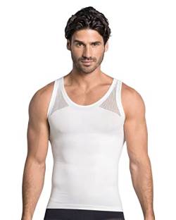 Leo ärmelloses Bauchweg Herren Funktionsshirt mit Kompression - Compression Shirt Men von Leo