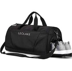 Sports Gym Bag with Wet Pocket & Shoes Compartment for Women & Men von Leolake