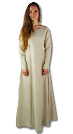 Leonardo Carbone Tageskleidung - Damen Langes Gothic Kleid Seola XL/Natur von Leonardo Carbone