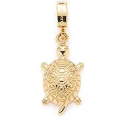 Leonardo Jewels Clip&Mix Mora Anhänger, Ketten-Anhänger aus Edelstahl, Schildkröte, Turtle Armband-Charm, Damen Schmuck, 022894 von Leonardo Jewels