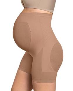 Leonisa Damen Seamless Umstandsbandage Panty, Weich, natürlich, Small von Leonisa