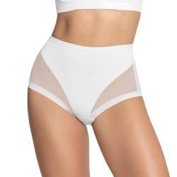 Leonisa Damen Super Comfy Control Shapewear Panty - Weiß - Klein von Leonisa