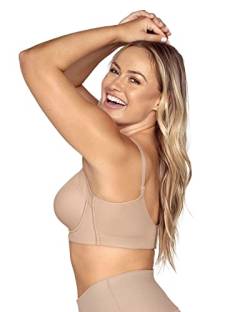 Leonisa Seamless Essentials Bra: Vollschalen BH mit Bügel und breitem Rücken-Beige-80B von Leonisa