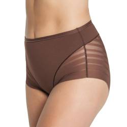 Leonisa Shapewear Bauchweg Damen Slip mit transparenten Tülleinsätzen von Leonisa