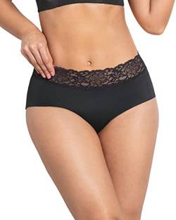 Leonisa Ultra Light Hipster Panty mit Spitzenbesatz von Leonisa