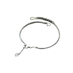 LerijN Armreif Silber,Damen-Silberarmbänder S925 Silber Sparkle Diamond Zirconia Big Dipper Armbänder Armreif Verstellbar Karabinerverschluss Kettenarmband Schmuck Geschenke für Frauen von LerijN