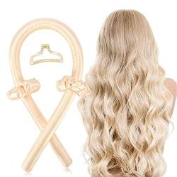 Heatless Curls Band,Curling Rod Stirnband Curler,Foam Heatless Curlers,DIY Keine Hitze Locken Seidenband Lockenwickler Weiches Stirnband Wellen Hair Styling Tools für langes mittleres Haar von Lerkely