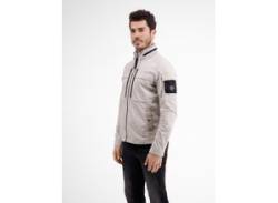 Blouson LERROS "LERROS Baumwoll-Nylon Blouson" Gr. L, grau (soft stone) Herren Jacken Übergangsjacken von Lerros