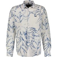 LERROS Langarmhemd LERROS Herren Langarmhemd mit sommerlichem Alloverprint von Lerros