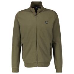 Lerros Herren Sweatjacke Troyer aged olive 3XL von Lerros