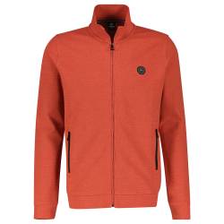 Lerros Herren Sweatjacke Troyer deep coral red S von Lerros