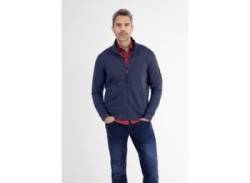 Sweatjacke LERROS "LERROS Sportive Sweatjacke" Gr. M, blau (classic navy) Herren Sweatjacken von Lerros