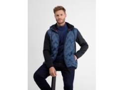 Sweatjacke LERROS "LERROS mit Nylonfront" Gr. S, blau (classic navy) Herren Sweatjacken von Lerros