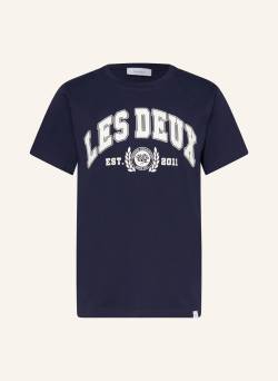 Les Deux T-Shirt blau von Les Deux