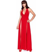 Les P'tites Folies Maxikleid Patrice Catanzaro Isabella, Rot durchsichtig von Les P'tites Folies