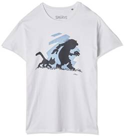 Les Schtroumpfs Herren Mesmurfts005 T-Shirt, Grau meliert, 56 von Les Schtroumpfs