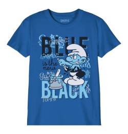 Les Schtroumpfs Jungen Bosmurfts004 T-Shirt, Cobalt, 14 Jahre von Les Schtroumpfs