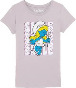 Les Schtroumpfs Mädchen Gismurfts008 T-Shirt, Rosa, 8 Jahre von Les Schtroumpfs