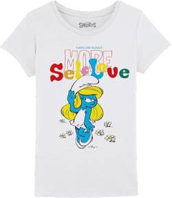 Les Schtroumpfs Mädchen Gismurfts010 T-Shirt, weiß, 12 Jahre von Les Schtroumpfs