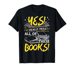 Lesen Leser Bücher Bücherwurm Bibliothek Buch Leseratte T-Shirt von Leseratte Bücherfan Lesen Designs & Geschenke