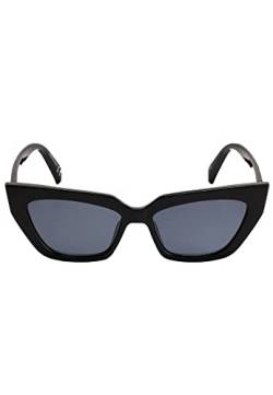 Leslii Sonnenbrille Cat Eye Look Damen Sunglasses Designer-Brille Statement-Brille Retro Look Schwarz von Leslii