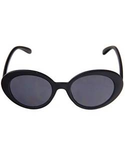 Leslii Sonnenbrille Retro Look Schwarze Damen Designerbrille Sunglasses 50er Jahre Brillenrand Schwarz von Leslii