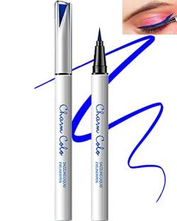 Blau matter Flüssig-Eyeliner Wasserlinie Eyeliner Stift 24H langanhaltend pigmentiert Wasserfester, wischfester Eyeliner-Stift von Lestpola
