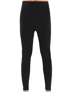 Letuwj Herren Baumwolle Lange Thermo Unterhose Schwarz XXXXXL von Letuwj