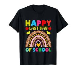 Woo Hoo glücklicher letzter Schultag, Lehrer, Schüler T-Shirt von Letzter Schultag Abschluss Grundschule T-Shirt