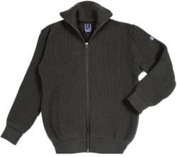 Leuchtfeuer Strickwaren Troyer-Jacke COMMODORE Schwarz Strickjacke Made in Germany (52, Schwarz) von Leuchtfeuer Strickwaren