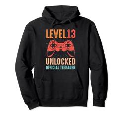 Level 13 Unlocked Shirt Boys 13. Geburtstag Offizieller Pullover Hoodie von Level 13 Unlocked Tee Shirts 13th Gamer Birthday
