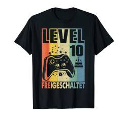 Level 10 Jahre Geburtstagsshirt junge Gamer 2013 Geburtstag T-Shirt von Level Up Birthday Awesome Gamer Level Unlocked