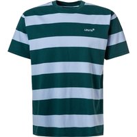 Levi's® Herren T-Shirt grün Baumwolle gestreift von Levi's®