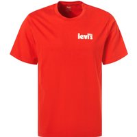 Levi's® Herren T-Shirt rot Baumwolle von Levi's®