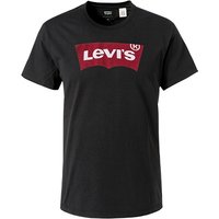 Levi's® Herren T-Shirt schwarz Baumwolle von Levi's®