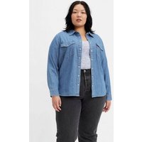 Levi's® Plus Jeansbluse ESSENTIAL WESTERN mit zwei Brusttaschen und Druckknöpfen von Levi's Plus