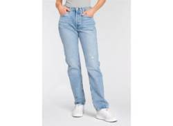 5-Pocket-Jeans LEVI'S "Jeans Jeans 501 JEANS" Gr. 26, Länge 30, blau (indigo botanics) Damen Jeans 5-Pocket-Jeans von Levi's