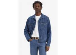 Jeansjacke LEVI'S "THE TRUCKER JACKET" Gr. S, blau (watermarks embossed) Herren Jacken Übergangsjacken von Levi's