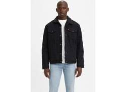 Kurzjacke LEVI'S "SHERPA" Gr. M, schwarz (berk sherpa) Herren Jacken Winterjacken von Levi's