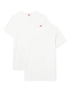 LEVIS Levi's Herren Men Solid Crew 2p T-Shirt, Weiß (White 300), 30 (2er Pack) von Levi's