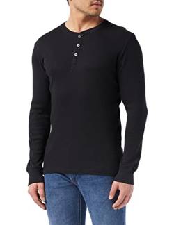 LEVIS Men's 300ls Long Sleeve 1p Henley Shirt, Black, S von Levi's